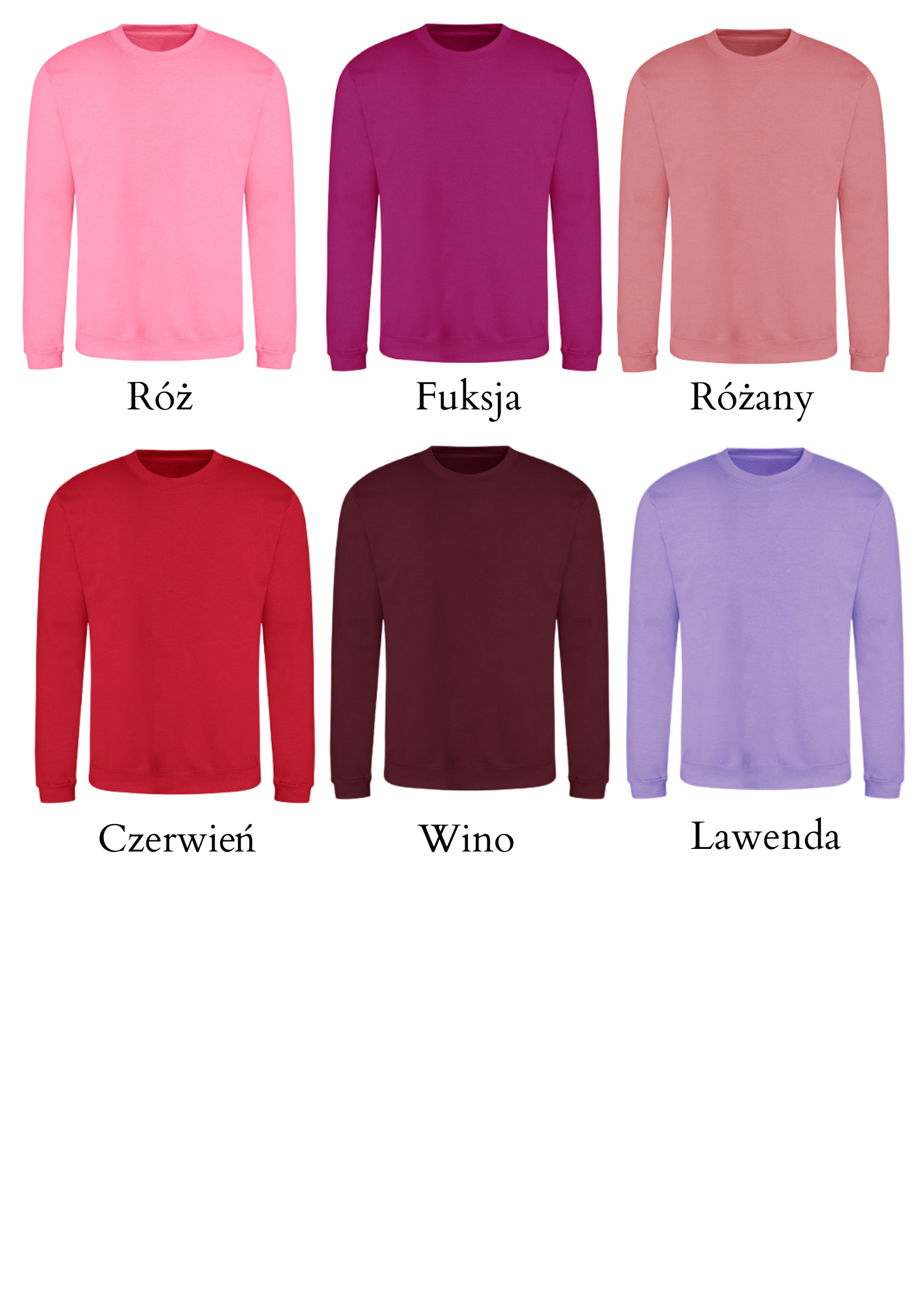 bluza bez kaptura z haftem dog mom (280g) bluza bez kaptura z haftem dog mom (280g)