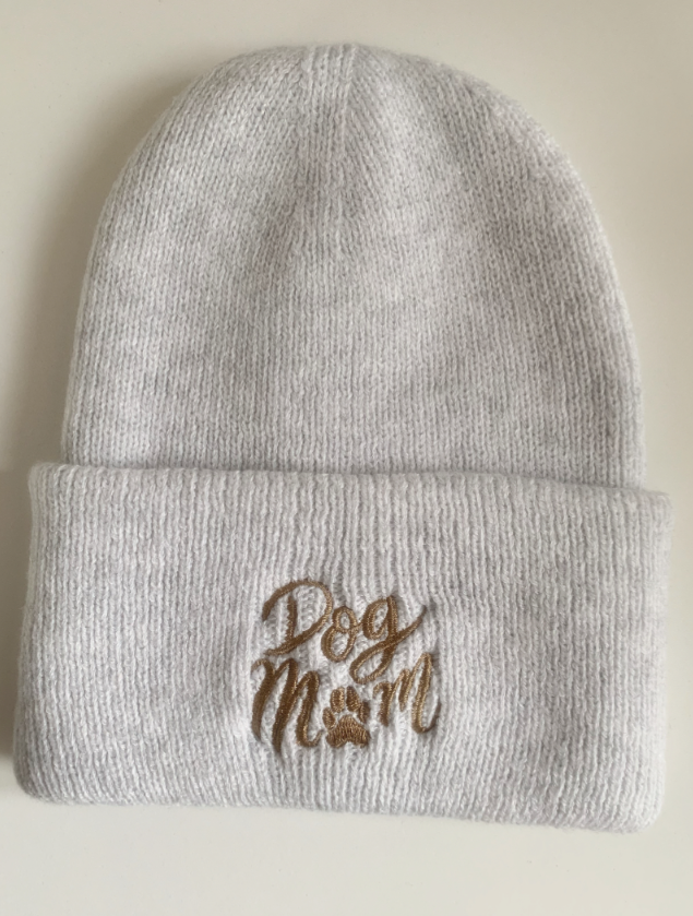 czapka zimowa dog mom czapka zimowa dog mom